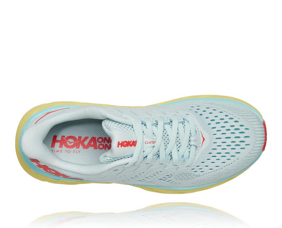 Tenis Hoka One One Mujer Azules - Clifton 7 - BFDW29541